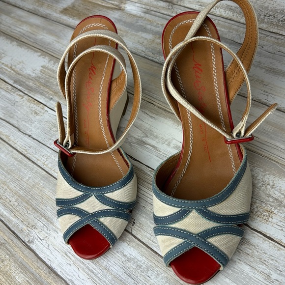 Miss Sixty Wedges with Ankle Strap - Picture 1 of 9